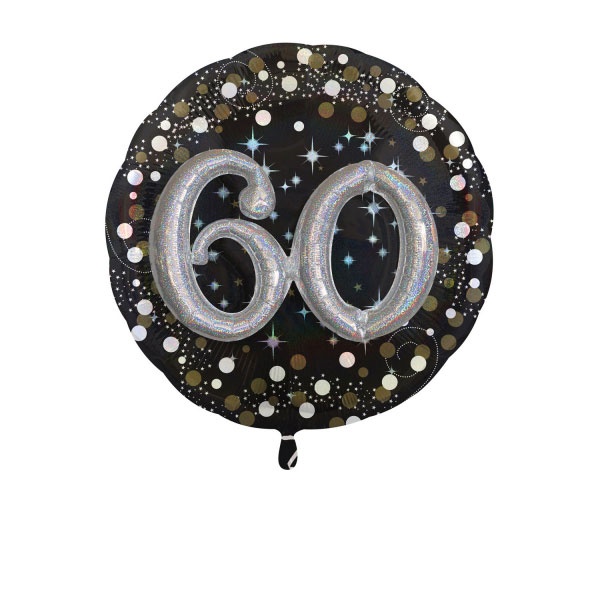 Folienballon Sparkling Birthday 68cm