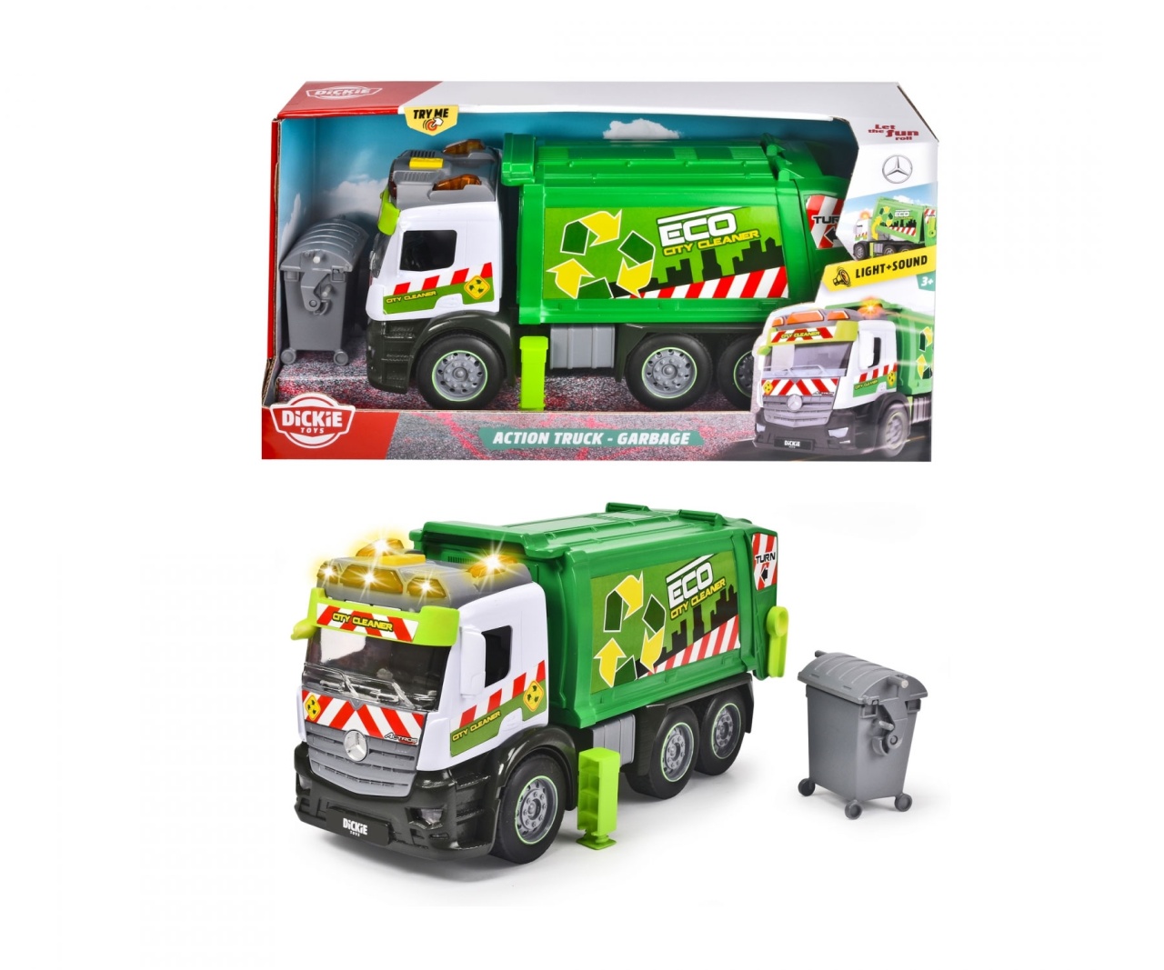 Action Truck - Garbage Müllauto von Dickie Toys