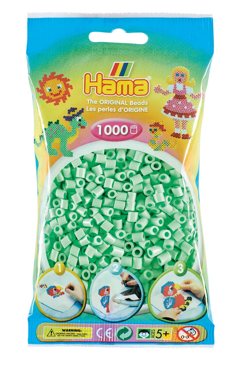 Hama Bügelperlen 1000 Stück pastell mint