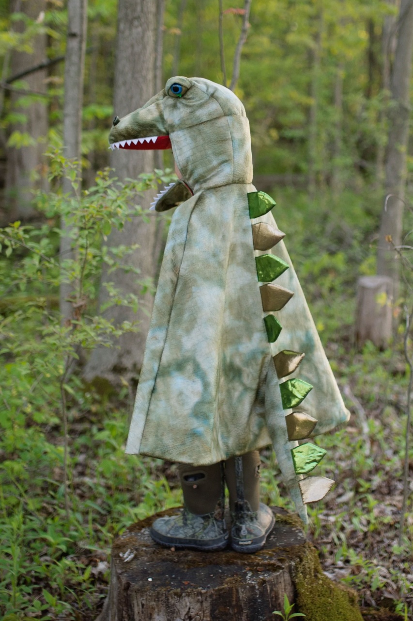 Kostüm Grandasaurus T-Rex Cape 7-8 Jahre grün