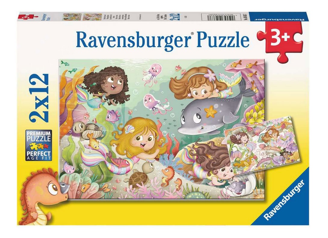 Ravensburger 05663 Kinderpuzzle - Feen und Meerjungfrauen