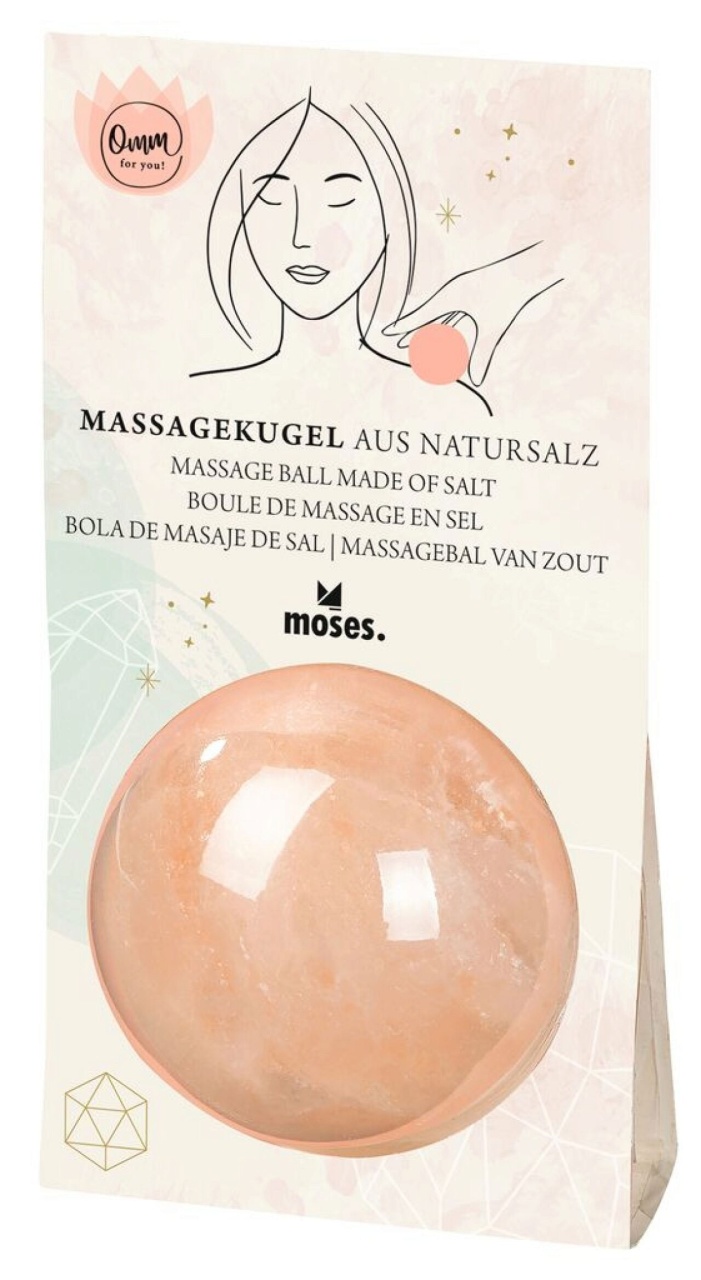 Omm for you - Massagekugel aus Natursalz von moses