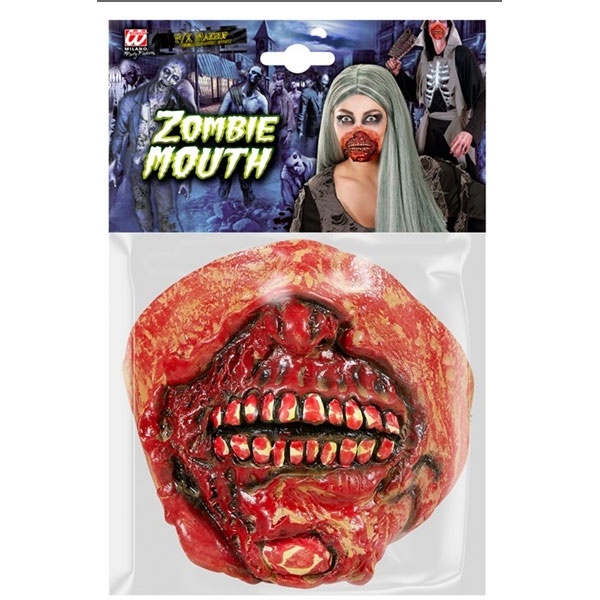 Kostüm Zubehör Zombie Mund