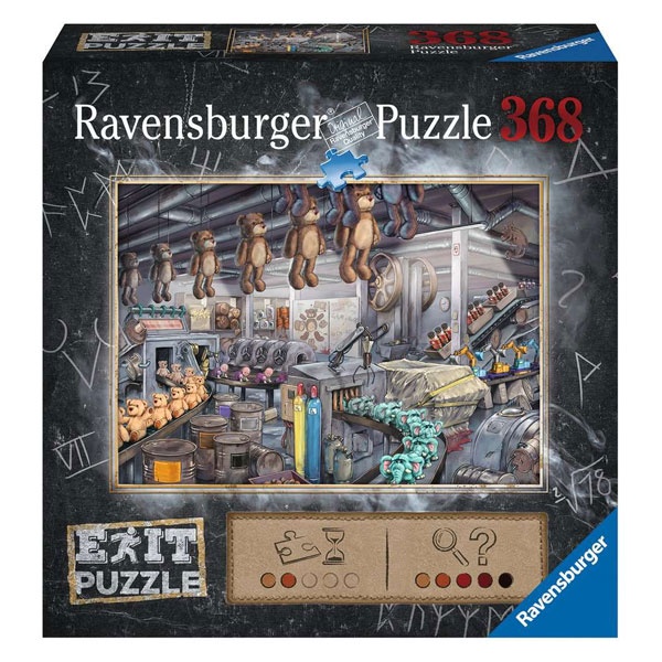 Ravensburger Puzzle Exit In der Spielzeugfabrik 368 Teile