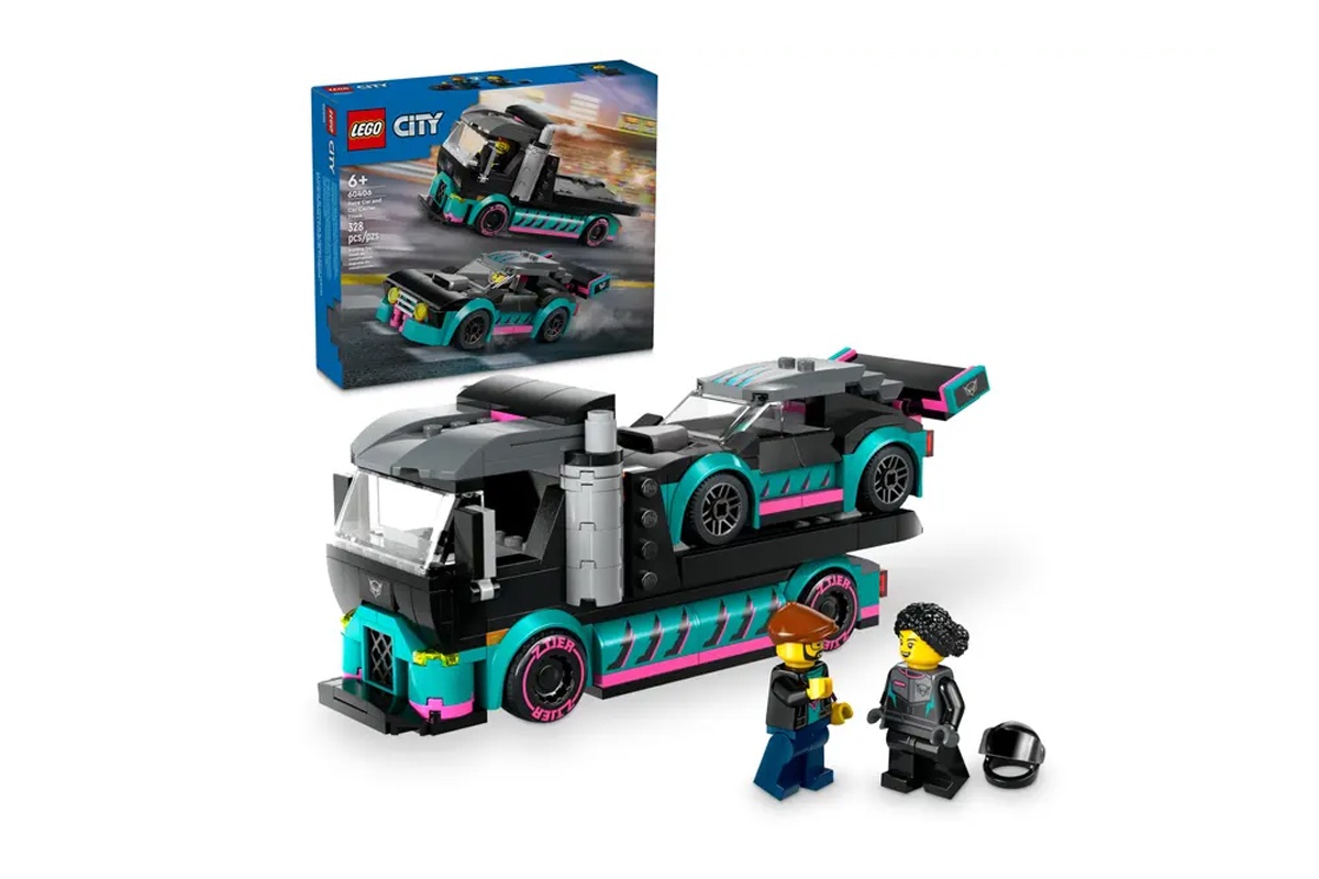 Lego City 60406 Autotransporter mit Rennwagen