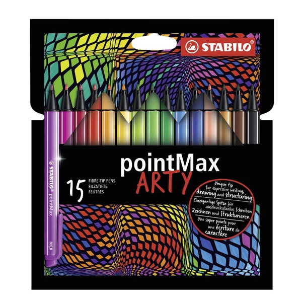 Stabilo pointMax 15er Kartonetui ARTY