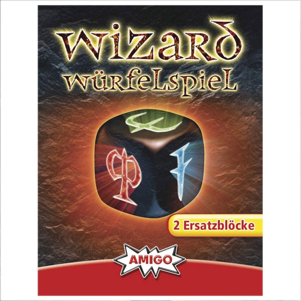Wizard Würfelspiel Ersatzblöcke von Amigo