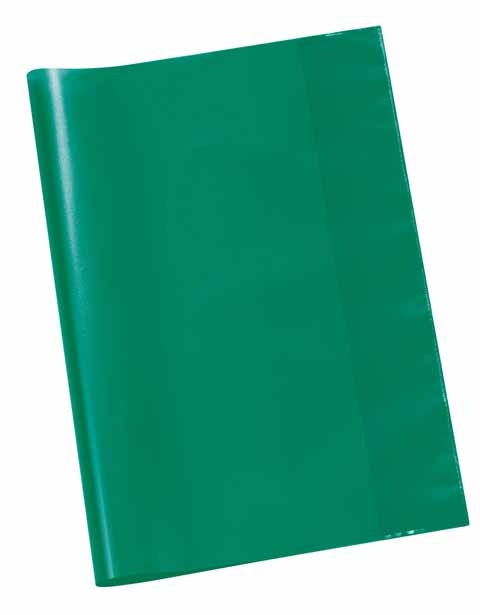 Heftumschlag A4 grün transparent