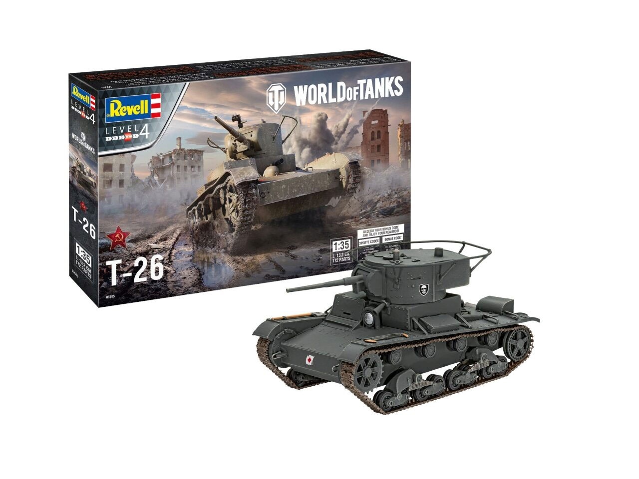 Revell 03505 World of Tanks T-26    1:35