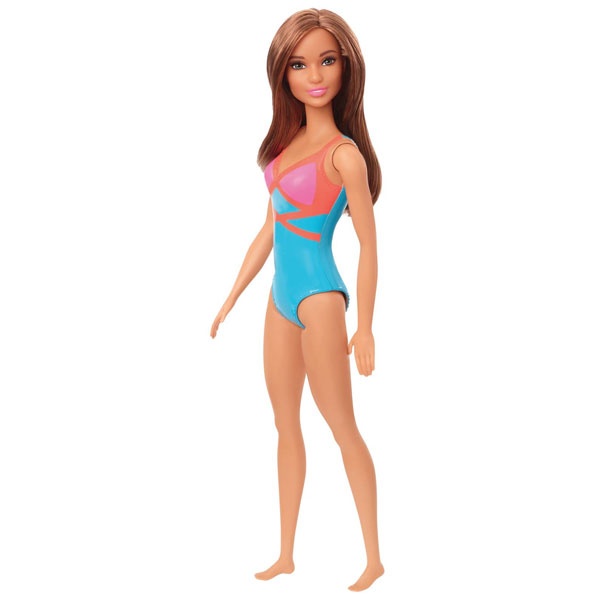 Barbie Beach Puppe mit blauem Badeanzug