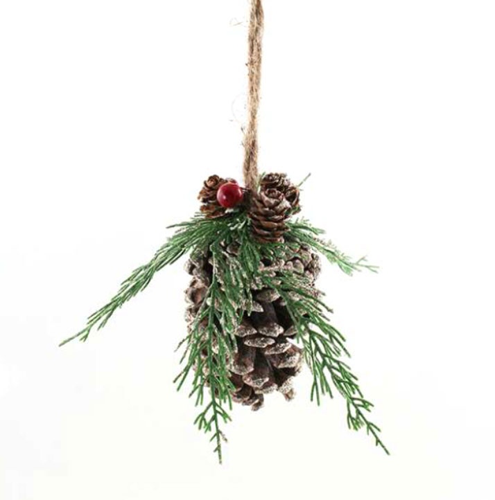 Deko Zapfen zum Hängen 10x15 cm Weihnachtsdekoration