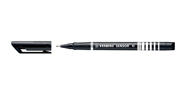 Stabilo Sensor Fineliner 0.7 M schwarz