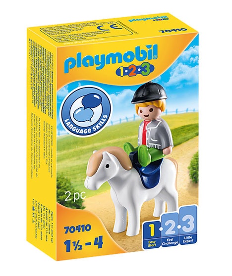 Playmobil 70410 1.2.3 Junge mit Pony