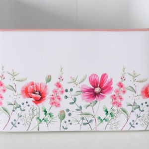 Boltze Zink-Box Melina Floral H 11 cm