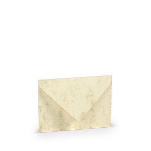 Rössler Paperado 5 Briefumschläge C7 chamois marmoriert
