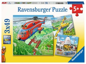 Ravensburger Puzzle Über den Wolken 3 x 49 Teile