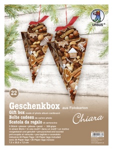 Bastelmappe Geschenkboxen-Set Chiara Motiv 22 Weihnachten