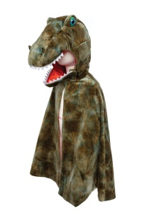 Kostüm T-Rex Cape mit Krallen 4-6 Jahre grün