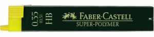 Faber-Castell Feinmine Super-Polymer HB  0,35mm 12er