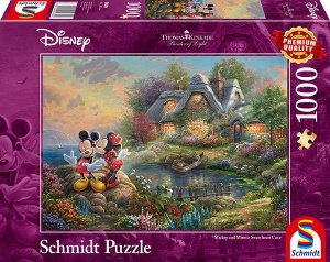 Schmidt Spiele Puzzle Thomas Kinkade Disney Sweethearts