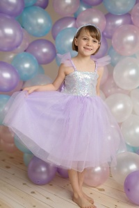 Great Pretenders Sequins Princess Dress lila 7-8 Jahre