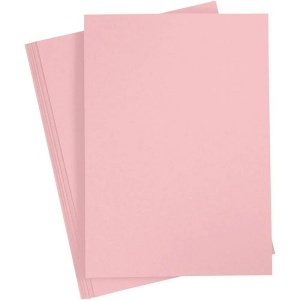 Bastelmaterial Papier 20 Blatt A4 80 g rosa