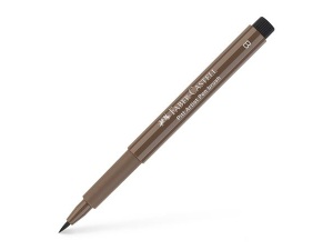 Faber Castell Tuschestift Pitt Artist Pen Brush walnußbraun