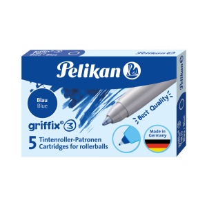 Pelikan Griffix Tintenschreiber Patrone 5 Stück blau