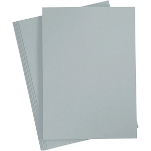 Bastelmaterial Papier 20 Blatt A4 80 g grau
