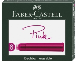 Faber Castell Tintenpatronen pink 6er