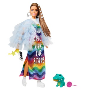 Barbie Extra Regenbogen Puppe