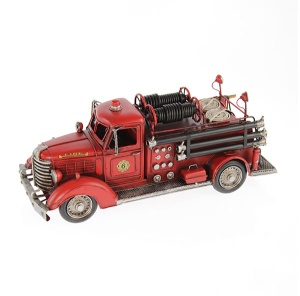 Goldbach Metall-Feuerwehrauto rot