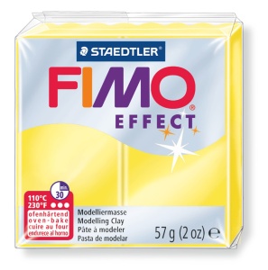 Staedtler Modelliermasse Fimo effect transluzent gelb 57 g