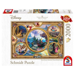 Schmidt Spiele Puzzle Kinkade Disney Dreams Collection