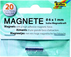 Folia Magnete 6 x 1 mm 20 Stück
