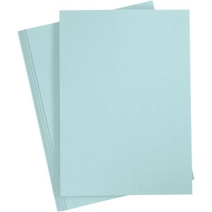 Bastelmaterial Papier 20 Blatt A4 80 g hellblau