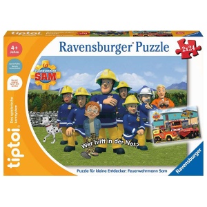 Ravensburger tiptoi Puzzle für kleine Entdecker Feuerwehrma